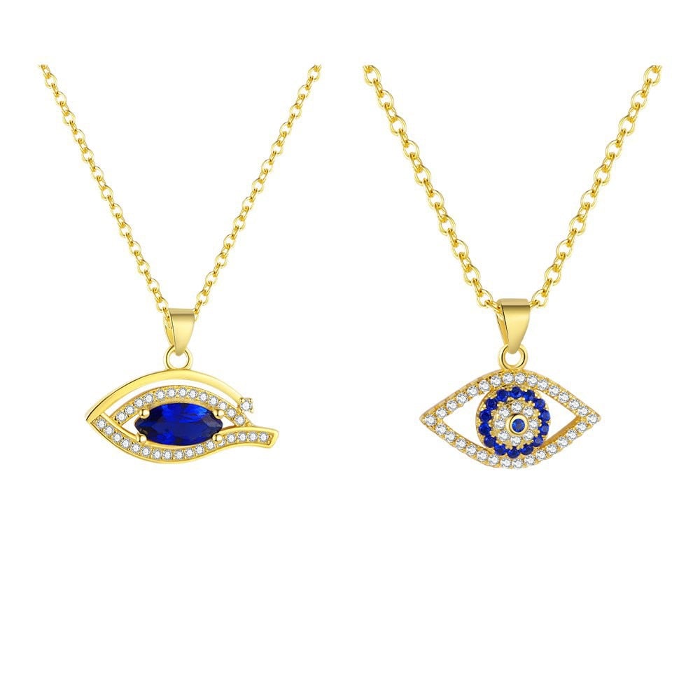 925 Sterling Silver Enchant Evil Eye Necklaces Wholesale