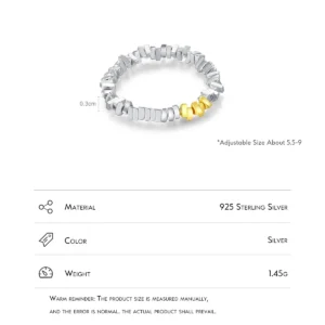 925-Sterling-Silver-Geometric-Block-Fashion-Ring-Adjustable-Simple-Charm-Rings-For-Women-Platinum-Plated-2.webp