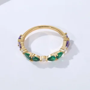 925-Sterling-Silver-Gold-Plated-Cute-Colorful-Green-Blue-Zircon-Simulate-Emerald-Ring-For-Gemston-Women-2.webp