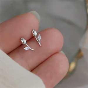 925-Sterling-Silver-Plated-14k-Gold-Earrings-French-Romantic-Tulip-Zircon-Stud-Earrings-for-Women-Temperament-4.webp
