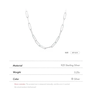 925-Sterling-Silver-Tinfoil-Texture-Trendy-Necklace-Simple-Stackable-Platinum-Plated-Jewelry-For-Women-Girls-2.webp