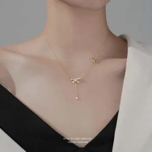 925-sterling-silver-Inlaid-Zircon-Bow-Necklace-for-Women-Elegant-Sweet-Clavicle-Chain-All-match-Jewelry-4.webp
