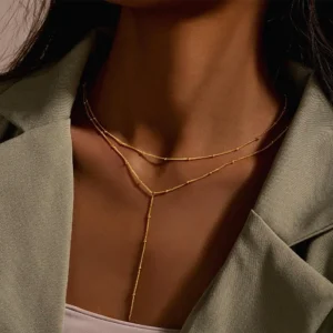 CANNER-Classic-Vintage-Y-Shaped-Necklace-S925-Sterling-Silver-Elegant-Double-Layer-Side-Bead-Chain-Clavicle.webp