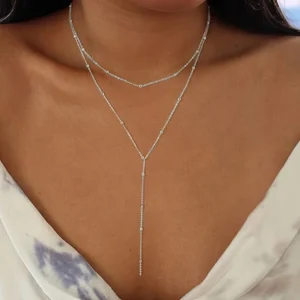 CANNER-Classic-Vintage-Y-Shaped-Necklace-S925-Sterling-Silver-Elegant-Double-Layer-Side-Bead-Chain-Clavicle-5.webp