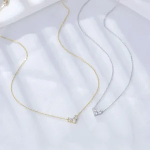 Cubic-Zirconia-Letter-V-S925-Silver-jewelry-fulsun-Wholesale-Ins-Classic-Geometric-three-stone-chain-Necklace-2.webp
