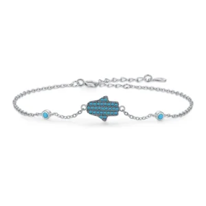 Cute-Hands-Ghost-Natural-Turquoise-Bracelet-For-Women-925-Sterling-Silver-Link-Chain-Bracelet-Anti.webp