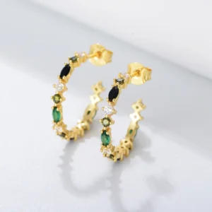 Fulsun-High-Quality-14k-Gold-Plated-Jewelry-Classic-Design-Geometric-Multi-color-Cz-Big-Cuff-Earrings-1.webp