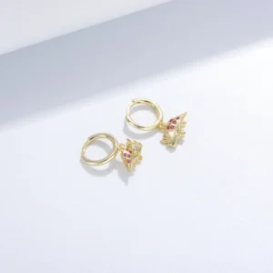 Fulsun-Lovely-Dinosaur-Pink-Zircon-Symmetric-Triceratops-Dangle-Sterling-Silver-925-Red-corundum-Animals-Hoop-Earring-3-scaled-1.webp