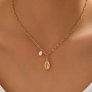 Fulsun-Wholesale-Jewelry-925-Sterling-Silver-Gold-Plated-Summer-Natural-Freshwater-Pearl-Shell-Shaped-Necklace-For-4.webp