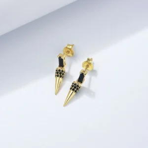 Fulsun-hip-hop-Unisex-Bullets-Cone-Discoloration-jewelry-925-Sterling-silver-14k-gold-plated-Cubic-Zirconia-1.webp