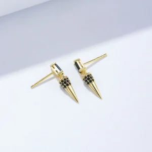 Fulsun-hip-hop-Unisex-Bullets-Cone-Discoloration-jewelry-925-Sterling-silver-14k-gold-plated-Cubic-Zirconia-2.webp