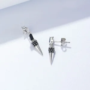 Fulsun-hip-hop-Unisex-Bullets-Cone-Discoloration-jewelry-925-Sterling-silver-14k-gold-plated-Cubic-Zirconia-3.webp