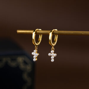 Gold-Plated-Silver-Shell-Pearl-Cross-Hoop-Earrings-Wholesale1.jpg