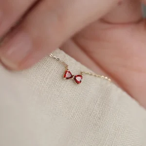 Korean-Sweet-Red-Zircon-Bow-Necklace-for-Women-Girl-925-Sterling-Silver-Temperament-Jewelry-Gift-1.webp