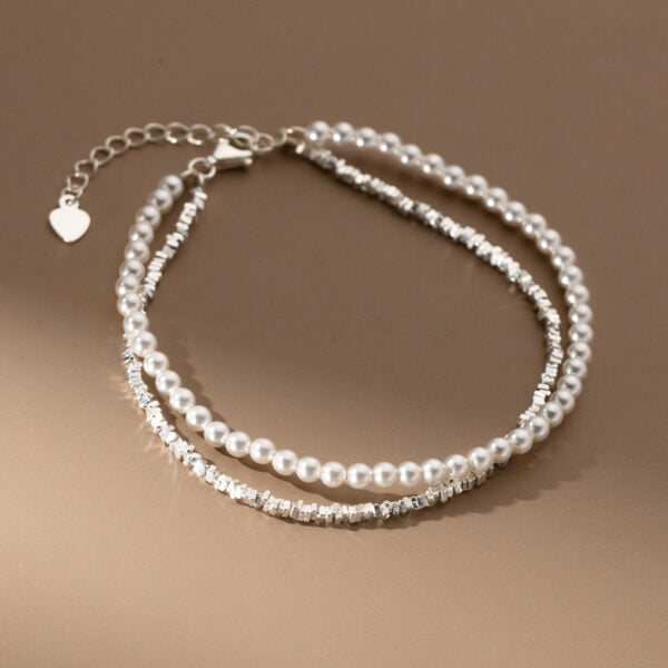 ブレスレット SCUDO shell plain pearl beads bracelet SBP.2B SCUDO shell plain pearl beads bracelet SBP.2B (ブレスレット
