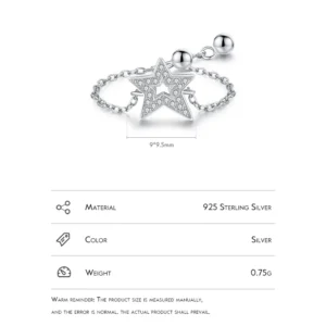 Link-Chain-Adjustable-STARS-Sparkling-Stars-Ring-925-Sterling-Silver-Fine-Jewelry-For-Women-Rhodium-2.webp