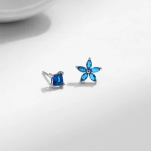 MODIAN-925-Sterling-Silver-Asymmetry-Square-Flowers-Blue-Zirconia-Stud-Earrings-Trendy-Exquisite-Earrings-For-Women-3.webp
