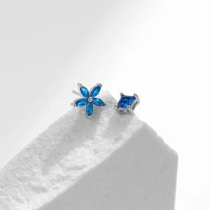 MODIAN-925-Sterling-Silver-Asymmetry-Square-Flowers-Blue-Zirconia-Stud-Earrings-Trendy-Exquisite-Earrings-For-Women-4.webp