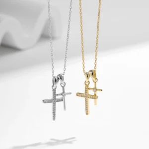 MODIAN-925-Sterling-Silver-Classic-Delicate-Double-Cross-Zircon-Link-Chain-Pendant-Necklace-For-Women-Fine-4.webp