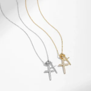 MODIAN-925-Sterling-Silver-Classic-Delicate-Double-Cross-Zircon-Link-Chain-Pendant-Necklace-For-Women-Fine-5.webp