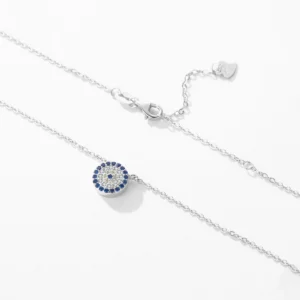 MODIAN-925-Sterling-Silver-Dazzling-Blue-Clear-CZ-Pendant-Necklace-Link-Chain-For-Women-Delicate-Birthday-4.webp