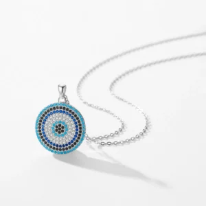 MODIAN-925-Sterling-Silver-Luxury-Vintage-Pendant-Necklace-Turquoise-Blue-Clear-CZ-Link-Chain-For-Women-3.webp