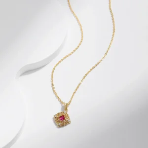 MODIAN-925-Sterling-Silver-Retro-Hollow-Pattern-Pendant-Necklace-Prong-Setting-Red-CZ-For-Women-Birthday-5.webp