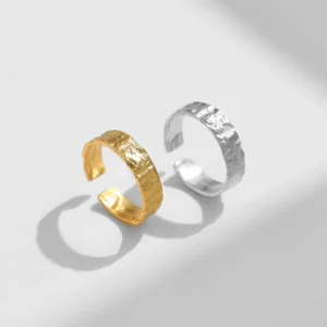 MODIAN-925-Sterling-Silver-Scrub-Texture-Rings-For-Women-Adjustable-Bold-Thick-Stackable-Rings-Minimalist-Jewelry-3.webp