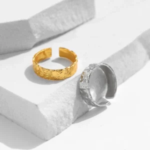 MODIAN-925-Sterling-Silver-Scrub-Texture-Rings-For-Women-Adjustable-Bold-Thick-Stackable-Rings-Minimalist-Jewelry-4.webp