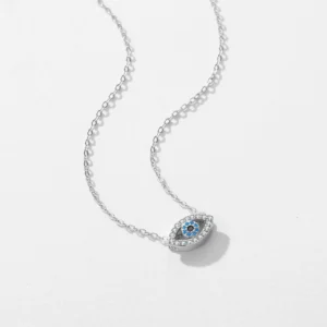 MODIAN-925-Sterling-Silver-Sea-Blue-Eye-Zirconia-Pendant-Necklace-link-Chain-Trendy-Stackable-Neck-For-3.webp