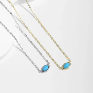 MODIAN-925-Sterling-Silver-Simple-Oval-Turquoise-Link-Chain-Pendant-Necklaces-Liquid-Metal-Trendy-Fine-Jewelry-4.webp