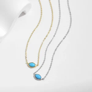 MODIAN-925-Sterling-Silver-Simple-Oval-Turquoise-Link-Chain-Pendant-Necklaces-Liquid-Metal-Trendy-Fine-Jewelry-5.webp