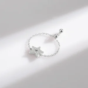 MODIAN-Link-Chain-Adjustable-STARS-Sparkling-Stars-Ring-925-Sterling-Silver-Fine-Jewelry-For-Women-Rhodium-4.webp