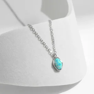 MODIAN-Link-Chain-Necklace-925-Sterling-Silver-Vintage-Irregular-Wave-Metal-Opal-Pendant-Necklace-For-Women-3.webp