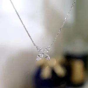 Real-925-Sterling-Silver-Sweet-Romantic-Flower-Shiny-CZ-Pendant-Short-Necklace-For-Women-Wedding-Party-2.webp