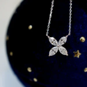 Real-925-Sterling-Silver-Sweet-Romantic-Flower-Shiny-CZ-Pendant-Short-Necklace-For-Women-Wedding-Party-4.webp
