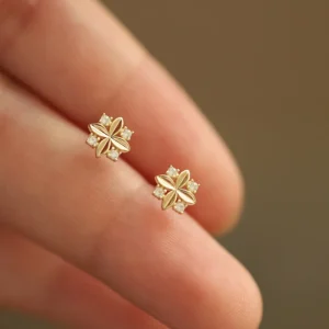 S925-Sterling-Silver-Plated-14k-Gold-Stud-Earrings-for-Women-Rhombus-Zirconia-Cross-Flower-Temperament-New-1.webp