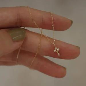 S925-Sterling-Silver-Plating-14K-Gold-Necklace-for-Women-Zircon-Key-light-luxury-Mini-Clavicle-Chain-2.webp