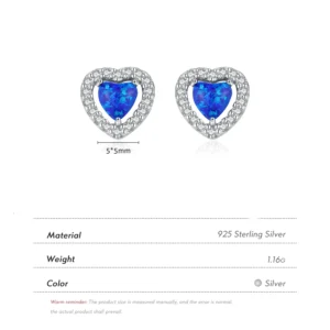Solid-925-Sterling-Silver-Sparkling-Hearts-Blue-Opal-Stud-Earrings-Platinum-Plated-Simple-Earrings-For-2.webp