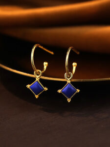 Sterling-Silver-Natural-Lazurite-Half-Hoop-Stud-Earrings-Wholesale5.jpg