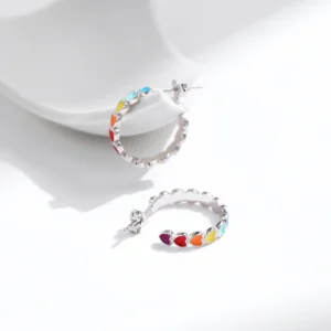 YANLOK-925-Sterling-Silver-Fashion-Rainbow-Colorful-Enamel-Heart-C-Hoop-Earrings-For-Women-Girls-Party-5.webp