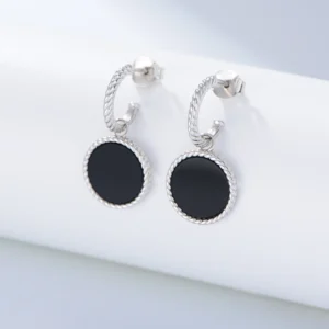 black-agate-drop-earrings-wedding-jewelry-14k-gold-plated-C-shape-bezel-setting-sterling-silver-earrings-1.webp