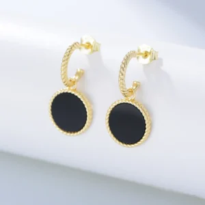 black-agate-drop-earrings-wedding-jewelry-14k-gold-plated-C-shape-bezel-setting-sterling-silver-earrings-3.webp