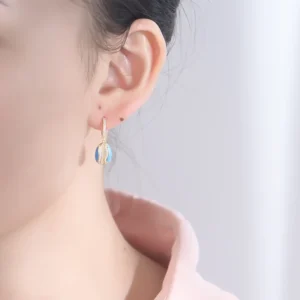 fulsun-wholesale-high-quality-custom-silver-earring-oval-hollow-blue-enamel-drop-earrings-4.webp