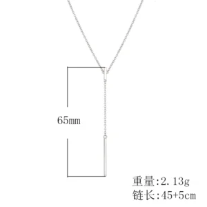 fulsun-wholesale-women-necklace-jewelry-925-sterling-silver-bar-Lariat-necklaces-5.webp