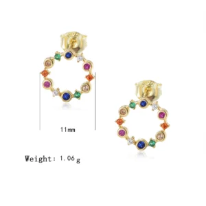multi-original-colorful-Rainbow-Circles-hoop-Stud-Earrings-S-925-Sterling-silver-14k-gold-plated-bling-4.webp