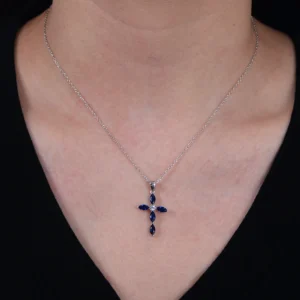 original-Marquise-sapphire-blue-zircon-Cross-Pendant-Clavicle-Chain-Necklace-925-sterling-silver-gold-plated-jewelry-4.webp
