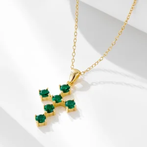 original-design-green-zircon-jewellery-Emerald-cross-pendants-necklace-Sterling-925-silver-jewelry-wholesale-for-women-4.webp