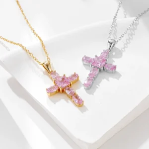 original-luxury-Fashion-Trendy-Female-Jewelry-925-Sterling-Silver-Jewellery-Pink-Cubic-Zirconia-Cross-Pendant-Necklaces-1.webp